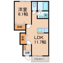 オレンジキューブの物件間取画像